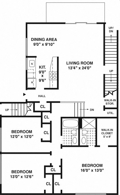 Three Bedroom Two Bathroom Three Bedroom Two Bathroom